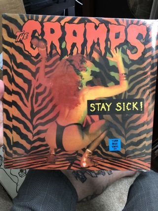 The Cramps - Stay Sick - Blue Vinyl Lp Record Album
