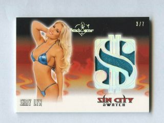 2020 Benchwarmer Pewter Vegas Baby Premium Sin City Shay Lyn Swatch 3/7