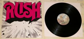 1974 " Rush " - - Self - Titled 1st Album - - Mercury Records - Srm - 1 - 1011 - Very Good Cond