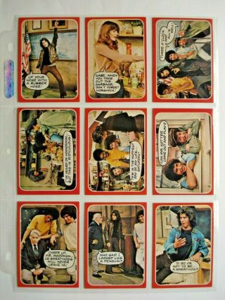 1976 Topps Welcome Back Kotter Complete 53 Card Set,  Wrapper Nm