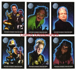 2019 Mst3k Mystery Science Theater 3000 S3 - 10 Card Cast Members Sticker Set
