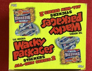 2005 Topps Wacky Packages Full Box Ans2 36 Packs 6 Cards Per Pack