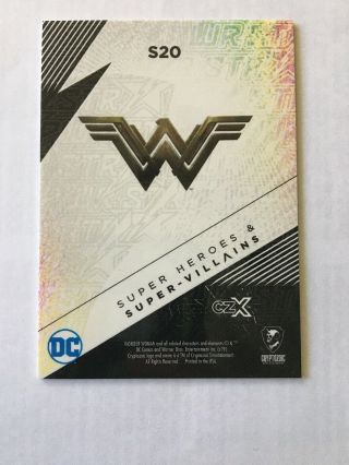 2019 DC Cryptozoic CZX Heroes & Villains STR PWR 20 Gold 22/30 2