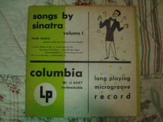 . 10 " - Rare - Songs By Sinatra Vol.  1 - U.  S Columbia Nm / Ex