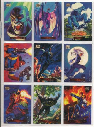 1994 Marvel Masterpieces Series 3 Complete 140 Card Set Nm Hildebrandt