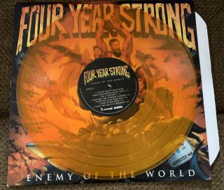 Four Year Strong - Enemy Of The World Yellow Color Vinyl Lp Rise Against Mxpx