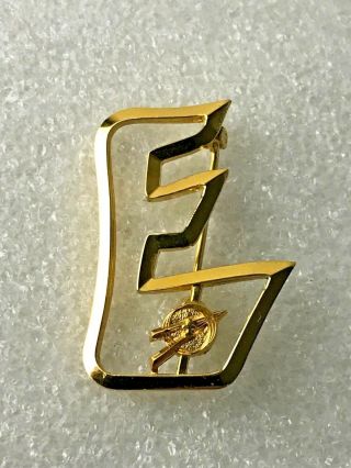 Vintage Signed Coro 10k Gold Filled Brooch Pin Made For Boy Scouts