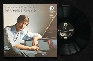 Steven Gordon Plays Chopin ‎– The Sonata In B Minor - 1978,  Reference Rr - 5