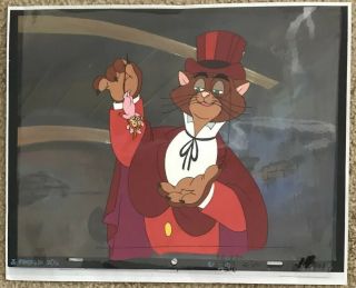 An American Tail Fievel Goes West Animation Cel Pussy Cat Puss & Yasha.