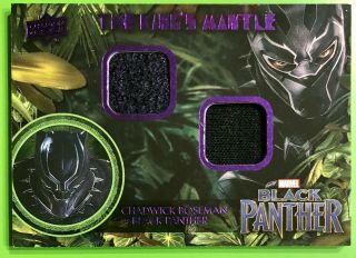 Chadwick Boseman As Black Panther King’s Mantle Memorabilia Relic Costume Marvel