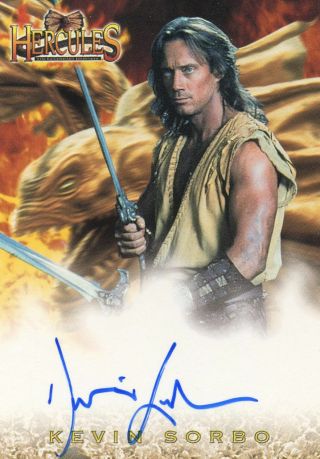 Hercules - The Movies Expansion - Kevin Sorbo Hxa1 Autograph Card - Bv$60