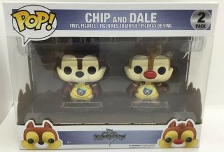 Funko Pop Disney Kingdom Hearts Chip And Dale 2 Pack