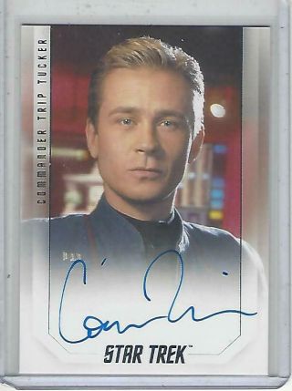 Star Trek Inflexions Connor Trinneer Autograph (50th Ann.  Premium)