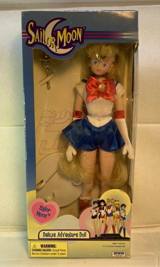 Sailor Moon Deluxe Adventure Doll 11.  5 " 2000 Irwin Action Figure