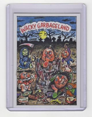 2017 Gpk/wacky Packages Philly Non Sport Show Wacky Garbageland Promo Card
