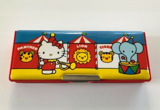 Vintage 1976 Sanrio Hello Kitty Pencil Box Pen Case -