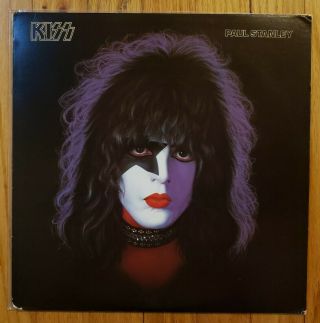Kiss - Paul Stanley Solo Lp Vinyl Casablanca Orig Poster Sterling As/bs Vg,