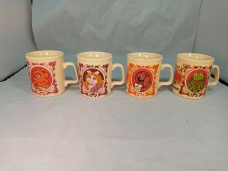 4 Kiln Craft Muppet Show Coffee Mugs
