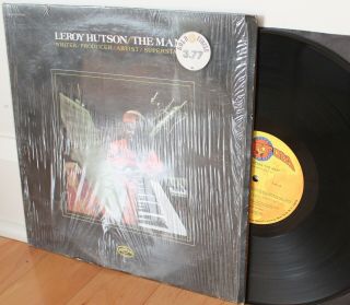 Leroy Hutson Lp “the Man ” Curtom 8020 Nm/vg,  In Shrink Funk Soul
