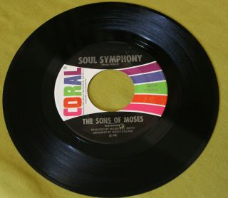 The Sons Of Moses Soul Symphony / Fatback Coral 62549 45rpm
