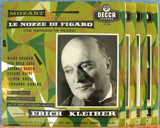 Kleiber (w Gueden; Della Casa; Siepi; Etc).  Mozart (figaro).  Decca Lxt 5088 - 91