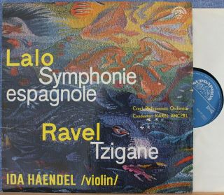 Haendel,  Ancerl.  Lalo (symphonie Espagnole),  Ravel (tzigane).  Sup Sua St 50615.  Nm
