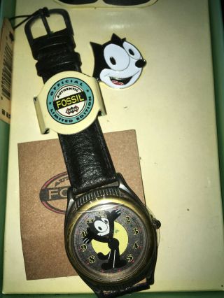 Felix the Cat Fossil Watch Vintage Complete 3