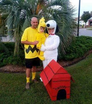 Snoopy And Friends Costumes For Family Of 3