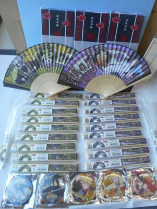 Japan Anime Manga Naruto Fan 20 Pack& Badge 5 Set& Goshuin Book 3 Set (y1 G10