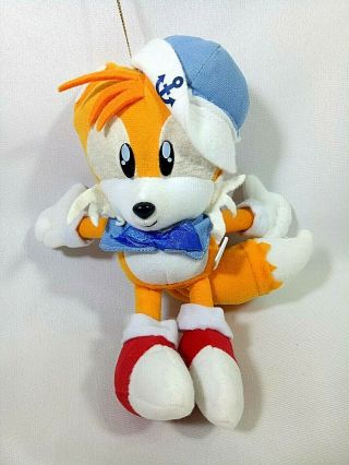 Rare Sonic The Hedgehog Sailor Tails 8 " Plush Doll Figure Sega Prize Japan 1994