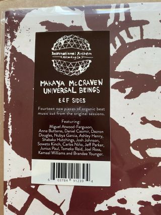 Makaya Mccraven - Universal Beings E&f Sides // Mahogany Vinyl Lp,  Rare