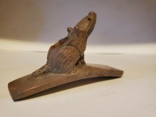 Ancient Native American Hopewell platform Effigy Pipe 3