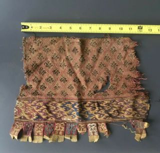 Ancient Pre Columbian Textile Chancay Chimu 13