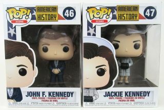 Funko Pop American History 46 John F Kennedy And 47 Jackie Kennedy