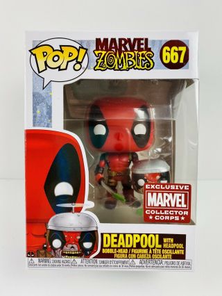Funko Pop! Marvel Zombies Zombie Deadpool Figure #661 - ES