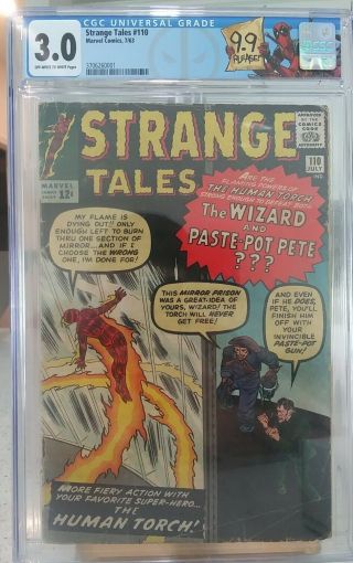 Strange Tales 110 Cgc Universal Graded 3.  0 G/vg,  1st Dr.  Strange/ancient One