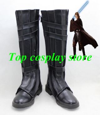 Star Wars 7 The Force Awakens Anakin Skywalker Darth Vader Cosplay Boots Shoes