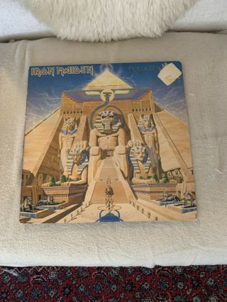 Iron Maiden Powerslave Vintage Vinyl Lp Promo 1984