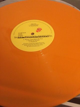 THE ROLLING STONES some girls (orange vinyl) LP EX/VG,  5C062 - 61016,  vinyl,  1978 2