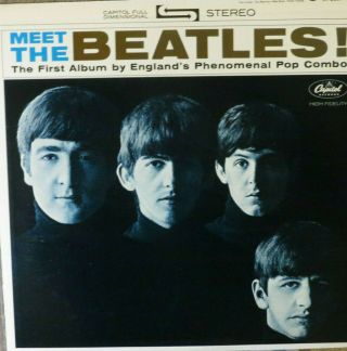 The Beatles ‎– Meet The Beatles 1966 4th Press Stereo Us 12 " Vinyl Lp