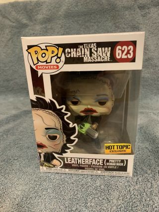 Leatherface Pretty Woman Mask Texas Chainsaw Hot Topic Exclusive Funko Pop