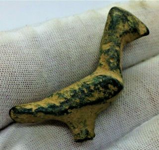 Very Large Ancient Roman Bronze Bird Mount - Incredibly Rare 100ad (full)