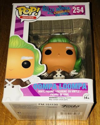 Funko Pop 254 Oompa Loompa Willy Wonka Charlie Chocolate Factory Vaulted