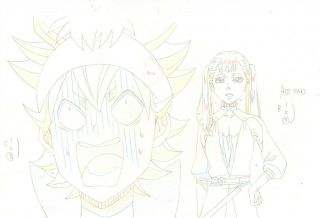 Anime Genga Not Cel Black Clover 4 Pages 29