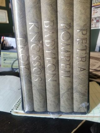 Lost Cities Of The Ancient World - 5 Volume Set - Folio Society (2005)