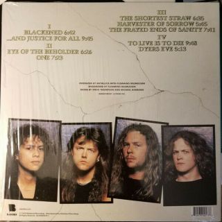 Metallica | And Justice For All | 2x 180g Vinyl Lp | & Blcknd007r - 1