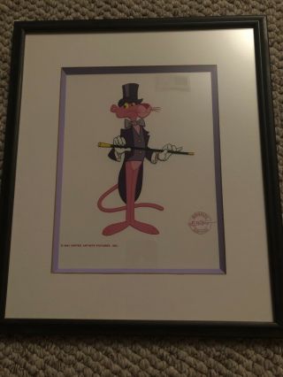 The Pink Panther Serigraph Cel - It’s Show Time (cert.  Of Authenticity)