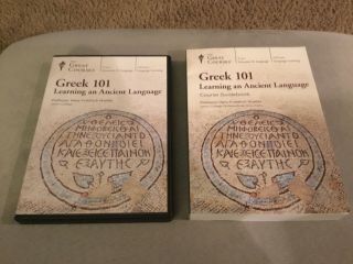 The Great Courses: Greek 101 Learning An Ancient Language 6 - Dvd Set & Guidebook