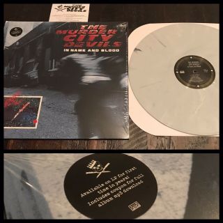 Murder City Devils In Name And Blood Lp/dl Grey Vinyl Sub Pop - Punk Dead Low Tide