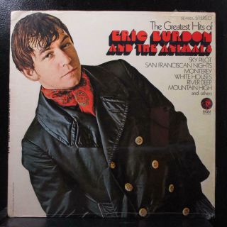 The Greatest Hits Of Eric Burdon & The Animals Lp Mgm Se - 4602 Usa 1969